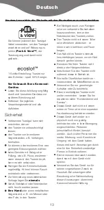 Preview for 13 page of Kenwood Peek & View TTP310 Series Instructions Manual