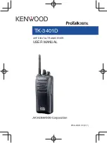 Kenwood ProTalk Digital TK-3401DE User Manual preview