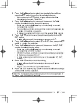 Preview for 23 page of Kenwood ProTalk LT PKT-23LF Instruction Manual