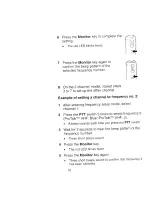 Preview for 16 page of Kenwood ProTalk TK-2100 Instruction Manual