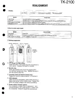 Предварительный просмотр 3 страницы Kenwood ProTalk TK-2100 Service Manual