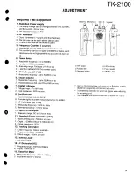 Предварительный просмотр 19 страницы Kenwood ProTalk TK-2100 Service Manual