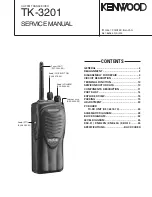 Kenwood ProTalk TK-3201 Service Manual preview