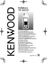 Preview for 1 page of Kenwood ProTalk TK-3401D Quick Reference Manual