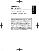 Preview for 83 page of Kenwood ProTalk TK-3401D Quick Reference Manual