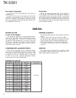 Предварительный просмотр 2 страницы Kenwood ProTalk tk-3501 Service Manual