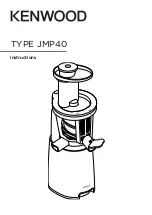 Kenwood PureJuice One JMP40 Instructions Manual preview
