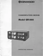 Kenwood QR-666 Operating Manual preview