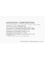 Предварительный просмотр 22 страницы Kenwood R-2000 Instruction Manual