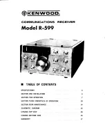 Preview for 2 page of Kenwood R-599 Operating Manual