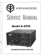 Preview for 1 page of Kenwood R-599S Service Manual