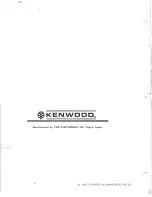 Preview for 35 page of Kenwood R-599S Service Manual