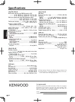 Preview for 40 page of Kenwood R-K1 Instruction Manual