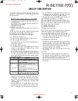 Предварительный просмотр 5 страницы Kenwood R-SE-7G Service Manual