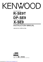 Kenwood R-SE9T Instruction Manual предпросмотр