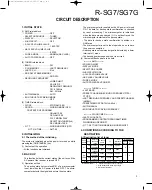 Предварительный просмотр 3 страницы Kenwood R-SG7 Service Manual