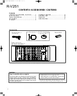 Preview for 2 page of Kenwood R-V251 Service Manual