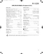 Предварительный просмотр 24 страницы Kenwood R-V251 Service Manual