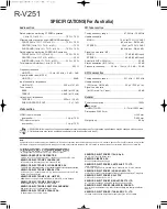 Предварительный просмотр 25 страницы Kenwood R-V251 Service Manual