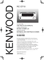 Kenwood RC-D10 Instruction Manual предпросмотр