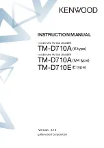 Kenwood RC-D710 Instruction Manual предпросмотр