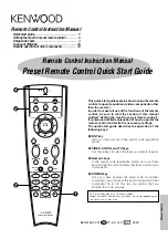 Preview for 1 page of Kenwood RC-R0508 Instruction Manual