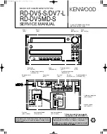 Kenwood RD-DV5-S Service Manual preview