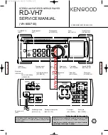 Kenwood RD-VH7 Service Manual preview