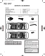 Preview for 2 page of Kenwood RD-VH7 Service Manual