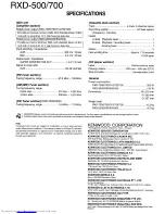 Preview for 65 page of Kenwood RDX-500 Service Manual