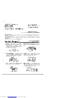 Kenwood RS-05 Instruction Manual preview