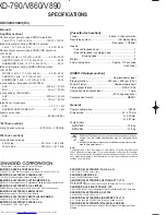 Preview for 58 page of Kenwood RXD-790 Service Manual