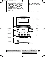 Preview for 1 page of Kenwood RXD-M32V Service Manual