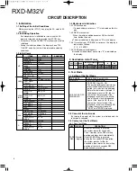 Preview for 4 page of Kenwood RXD-M32V Service Manual