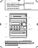 Kenwood RXD-M65V-H Service Manual предпросмотр