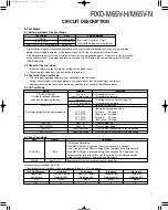 Preview for 7 page of Kenwood RXD-M65V-H Service Manual