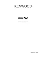 Kenwood SC5000 Instruction Manual preview