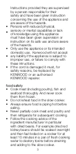 Preview for 3 page of Kenwood SCM650 Instructions Manual