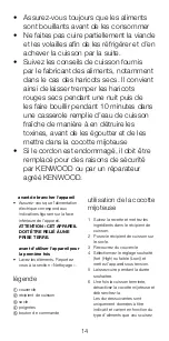 Preview for 14 page of Kenwood SCM650 Instructions Manual
