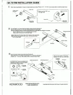 Preview for 3 page of Kenwood SK-701RM Installation Manual