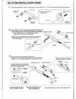 Предварительный просмотр 3 страницы Kenwood SK-701RM Installation Manual