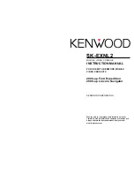 Предварительный просмотр 1 страницы Kenwood SK-EXNL2 Instruction Manual