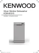 Preview for 1 page of Kenwood Slimline KDW45S15 Installation Instructions Manual