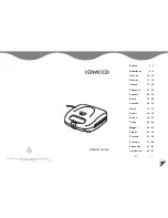 Kenwood SM340 series Manual preview