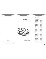 Kenwood SM340 series Manual предпросмотр