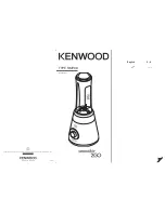 Kenwood Smoothie 2 GO SMP06 Instructions Manual предпросмотр