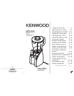 Предварительный просмотр 1 страницы Kenwood Smoothie cocktail SB320 series Instruction Manual