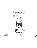 Предварительный просмотр 1 страницы Kenwood Smootie 2 GO SB050 series Instructions Manual