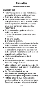 Предварительный просмотр 108 страницы Kenwood SMP060 Instructions Manual