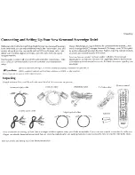 Preview for 3 page of Kenwood Sovereign Entre Connection And Setup Manual